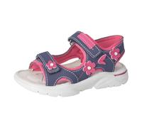 RICOSTA Mädchen Sandalen Carmen, Kinder Sommerschuhe, Strandschuhe, Outdoorsandalen, Klettverschluss, Freizeitschuhe, Nautic/pink (170), 29 EU