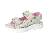 RICOSTA Mädchen Sandalen Caro, Kinder Sommerschuhe, offene Schuhe, Outdoorsandalen, Klettverschluss, Strandschuhe, Avocado/Mallow (520), 26 EU