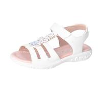 RICOSTA Mädchen Sandalen Celina, Kinder Sommerschuhe, Weite: Mittel, Sandaletten, Klettverschluss, Freizeitschuhe, Bianco (810), 30 EU