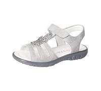 RICOSTA Mädchen Sandalen Celina,Kinder Sommerschuhe,WMS:Mittel,offene Schuhe,Strandschuhe,Sandaletten,Klettverschluss,Graphit (450),29 EU