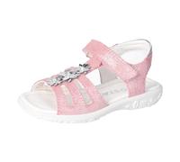 RICOSTA Mädchen Sandalen Cleo, Kinder Sommerschuhe, Weite: Mittel, offene Schuhe, Strandschuhe, Sandaletten, Klettverschluss, Rosewood (321), 34 EU