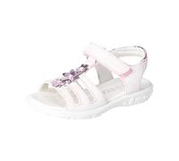RICOSTA Mädchen Sandalen Cleo,Kinder Sommerschuhe,WMS:Mittel,Klettverschluss,Freizeitschuhe,offene Schuhe,Strandschuhe,Blush (311),28 EU