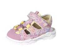 RICOSTA Mädchen Sandalen Gery, Baby und Kleinkinder Lauflernschuhe, Weite: MITTEL, Outdoorsandalen, Klettverschluss, Purple/vanille (341), 21 EU