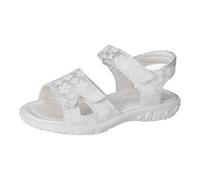 Ricosta Leder-Sandalen "Moni" in Silber - 50% | Größe 28 | Kindersandalen