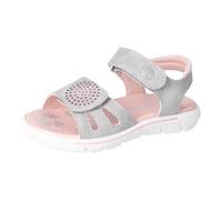 Ricosta Mädchen Sandalen Sarah - Klettverschluss, Weite: Mittel, Graphit, Größe 31 EU