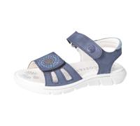 RICOSTA Mädchen Sandalen Sarah, Kinder Sommerschuhe, Weite: Mittel, Sandaletten, Klettverschluss, Freizeitschuhe, Nautic (170), 25 EU