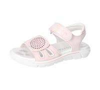 RICOSTA Mädchen Sandalen Sarah, Kinder Sommerschuhe, Weite: Mittel, Strandschuhe, Sandaletten, Klettverschluss, Nude (310), 27 EU