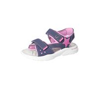RICOSTA Mädchen Sandalen SEA,Kinder Sommerschuhe,waschbar,Outdoorsandalen,Klettverschluss,Freizeitschuhe,offene Schuhe,Nautic/rosada (170),35 EU