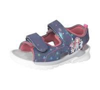 RICOSTA Mädchen Sandalen SURF, Kinder Sommerschuhe, Weite: Mittel, offene Schuhe, Strandschuhe, Outdoorsandalen, Nautic/Rosewood (181), 34 EU