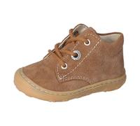 RICOSTA Mädchen Schnürhalbschuhe DOTS, Kinder Lauflernschuhe, Weite: MITTEL, lose Einlage, schnürstiefel, Booties, Leder, Hazel (271), 24 EU