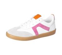 Ricosta Mädchen Schnürhalbschuhe London – lose Einlage – Weiss/Stein/Pink, 35 EU
