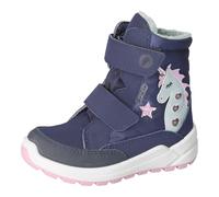 RICOSTA Mädchen Winterstiefel Annika, Kinder Boots, Weite: Mittel, lose Einlage, Sympatex, Blinklicht, Nautic/Marine/hellblau (180), 26 EU