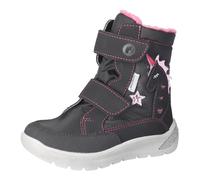 RICOSTA Mädchen Stiefel Annika, Kinder Boots, Weite: Mittel, lose Einlage, Sympatex, Blinklicht, Klettstiefel, Booties, schwarz (090), 32 EU