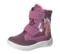 RICOSTA Mädchen Stiefel Annika, Kinder Boots, Weite: Weit, lose Einlage, Sympatex, Blinklicht, Klettstiefel, Booties, wasserdicht, Merlot (380), 31 EU