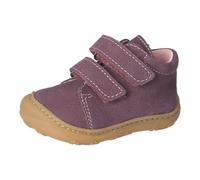 Ricosta Mädchen Stiefel CHRISY, Lauflernschuh, Weite Mittel, terracare, Klettverschluss, Pflaume 19 EU