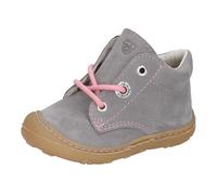 RICOSTA Mädchen Stiefel Cory, Kinder Lauflernschuhe, Weite: Weit, lose Einlage, terracare, schnürstiefel, Booties, Leder, Graphit/rosa (460), 26 EU