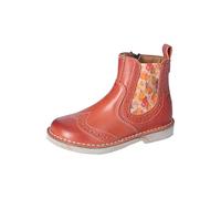 RICOSTA Mädchen Stiefel Dallas,Kinder Boots,WMS:Mittel,lose Einlage,Booties,Kurzstiefel,Chelsea Boots,reißverschluss,Cayenne/Blätter (250),25 EU