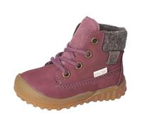 RICOSTA Mädchen Stiefel DEANY, Kinder Lauflernschuhe, Weite: Weit, CareTEX, Klettstiefel, Booties, wasserdicht, Pflaume (380), 27 EU