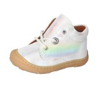 RICOSTA Mädchen Stiefel DOTS, Baby und Kleinkinder Lauflernschuhe, Weite: Mittel, lose Einlage, schnürstiefel, Booties, Leder, Bianco (820), 21 EU