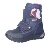 RICOSTA Mädchen Stiefel GAREI, Kinder Boots, Weite: Mittel, lose Einlage, Sympatex, wasserdicht, Klettstiefel, Booties, Nautic/Marine (170), 29 EU
