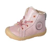 Schnürstiefelette PEPINO "Pepino Stiefelette Leder", Kinder, Gr. 22, rosa (hellrosa), Leder, Schuhe (73035001-22) hellrosa