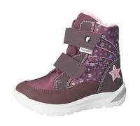 RICOSTA Mädchen Stiefel GISA, Kinder Boots, Weite: Weit, lose Einlage, Sympatex, vegan, Klettstiefel, Booties, wasserdicht, brombeer (380), 30 EU