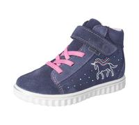 RICOSTA Mädchen Stiefel Jeannie, Kinder Boots, lose Einlage, RicostaTEX, Klettstiefel, Booties, wasserdicht, Nautic (170), 31 EU