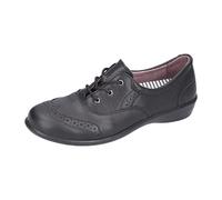 RICOSTA Mädchen Schnürhalbschuhe Kate, Kinder Halbschuhe, Weite: Mittel, lose Einlage, schnürschuhe, Kommunion, Schule, schwarz (090), 39 EU