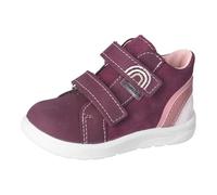 RICOSTA Mädchen Stiefel Lara, Kinder Lauflernschuhe, Weite: Weit, lose Einlage, Sympatex, Booties, wasserdicht, Klettstiefel, Merlot/Rose (380), 23 EU