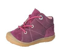 RICOSTA Mädchen Stiefel Maxi, Baby und Kleinkinder Lauflernschuhe, Weite: Weit, lose Einlage, Booties, wasserdicht, schnürstiefel, Merlot (380), 22 EU