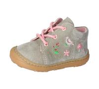 RICOSTA Mädchen Stiefel MECKI, Baby und Kleinkinder Lauflernschuhe, Weite: Mittel, lose Einlage, terracare, Leder, eukalyptus/Vögelchen (530), 18 EU