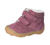 RICOSTA Mädchen Stiefel NICO, Baby und Kleinkinder Lauflernschuhe, Weite: Weit, terracare,Barfuß-Schuh, wasserdicht, Booties, Pflaume (380), 20 EU