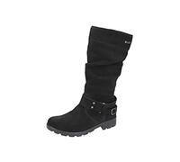 RICOSTA Mädchen Stiefel Riana, Weite: Mittel (WMS), TEX,Winterschuhe,uebergangsstiefel,uebergangsschuhe,schwarz (091),35 EU / 2.5 UK