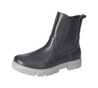 RICOSTA Mädchen Stiefel Svea,Kinder Boots,WMS:Mittel,lose Einlage,Booties,Kurzstiefel,Chelsea Boots,reißverschluss,schwarz/grün (091),36 EU