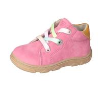 RICOSTA Mädchen Stiefel ZUMA, Kinder Lauflernschuhe, Weite: Mittel, Barfuß-Schuh, schnürstiefel, Leder, Booties, Fleur/gelb (330), 23 EU