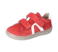 RICOSTA Jungen Kletthalbschuhe DUCO, Kinder Halbschuhe, Weite: Mittel, Klettschuhe, Strassenschuhe, Sneaker, Freizeitschuhe, fire/Weiss (350), 31 EU