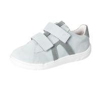 RICOSTA Mädchen und Jungen Kletthalbschuhe DUCO, Kinder Halbschuhe, Weite: MITTEL, Barfuß-Schuh, Klettschuhe, Strassenschuhe, Ice/Salbei (510), 30 EU
