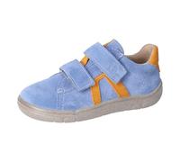 RICOSTA Mädchen und Jungen Kletthalbschuhe DUCO, Kinder Halbschuhe, Weite: MITTEL, Barfuß-Schuh, Klettverschluss, Sneaker, Cloud/fanta (130), 31 EU