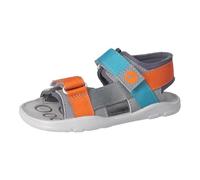 RICOSTA Mädchen und Jungen Kletthalbschuhe LOEN, Kinder Halbschuhe, Weite: Mittel, waschbar,Barfuß-Schuh, Klettverschluss, Graphit/teer (490), 33 EU