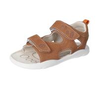 Ricosta Sandalen YORK Mädchen & Jungen Barfuß-Schuh Weite Mittel Klettverschluss Curry 29 EU