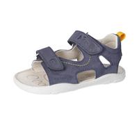 RICOSTA Mädchen und Jungen Kletthalbschuhe YORK, Kinder Halbschuhe, Weite: MITTEL, Barfuß-Schuh, Sportschuhe, Klettverschluss, See (180), 31 EU