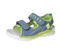 RICOSTA Jungen Sandalen TAJO, Kinder Sandalen, Weite: Weit, waschbar, offene schuhe, strandschuhe, outdoorsandalen, pavone/acido (140), 36 EU