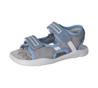 RICOSTA Mädchen und Jungen Sandalen Avenue, Kinder Halbschuhe, Weite: MITTEL, waschbar,Barfuß-Schuh, Klettschuhe, Sneaker, Pavone/Carbon (140), 31 EU