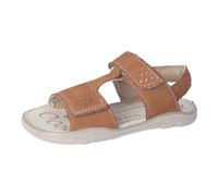 RICOSTA Mädchen und Jungen Sandalen Seattle, Kinder Sommerschuhe, Weite: Mittel, Barfuß-Schuh, Sandaletten, Klettverschluss, Caramel (270), 29 EU