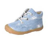 RICOSTA Mädchen und Jungen Stiefel Blue, Kinder Lauflernschuhe, Weite: Mittel, lose Einlage, Klettstiefel, Booties, Jeans (140), 23 EU