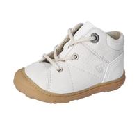 RICOSTA Mädchen und Jungen Stiefel Maxi, Kinder Lauflernschuhe, Weite: Weit, lose Einlage, schnürstiefel, Booties, Bianco/Offwhite (820), 24 EU