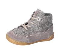 Ricosta Stiefel Step – Unisex Lauflernschuh, Barfuß, Weite Mittel, lose Einlage, Meteor/Grau 18 EU