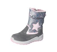 RICOSTA Mädchen Winterstiefel ELSA,Kinder Boots,WMS:Mittel,lose Einlage,Sympatex,wasserdicht,winterboots,warm,carbon/graphit (490),28 EU