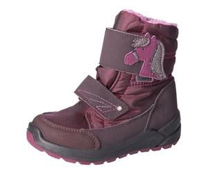 RICOSTA Mädchen Winterstiefel GAREI, Kinder Boots, Weite: Weit, lose Einlage, Sympatex, waschbar, wasserdicht, winterboots, warm, brombeer (380), 32 EU