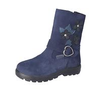 RICOSTA Mädchen Winterstiefel Greta,Kinder Stiefel,WMS:Mittel,lose Einlage,RicostaTEX,Winterboots,Outdoor-Kinderschuhe,Boots,Nautic (170),29 EU